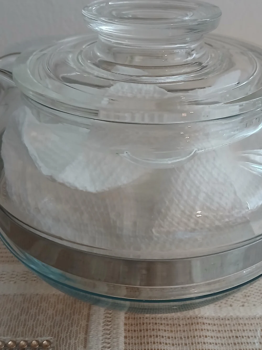 Vintage Pyrex Flameware Teapot Kettle  USA